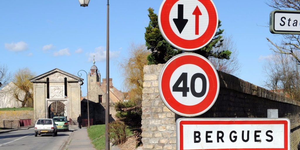 panneau de signalisation bergues