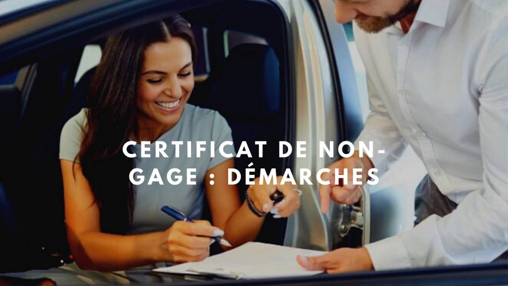 certificat de non gage