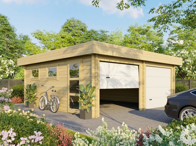 garage en bois