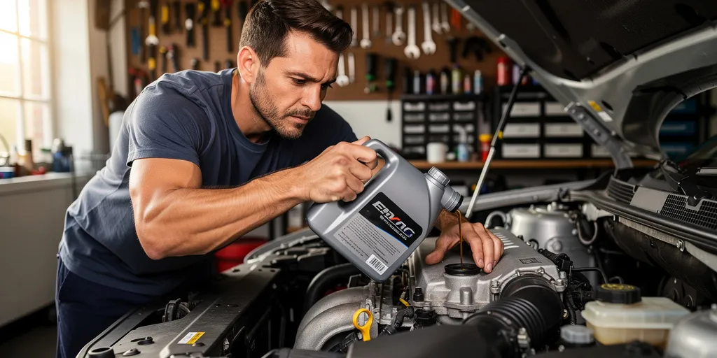 comment ajouter de l'huile moteur