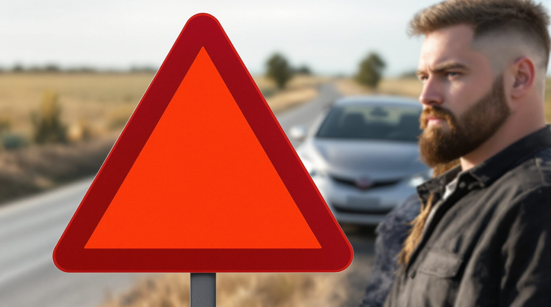 panneau triangle rouge signification