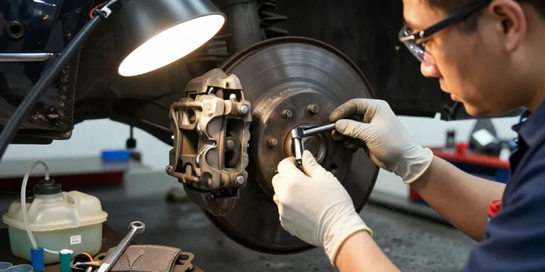 comment remettre le piston dans l'étrier de frein