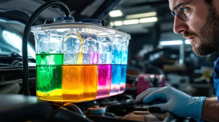 quelle couleur liquide de refroidissement