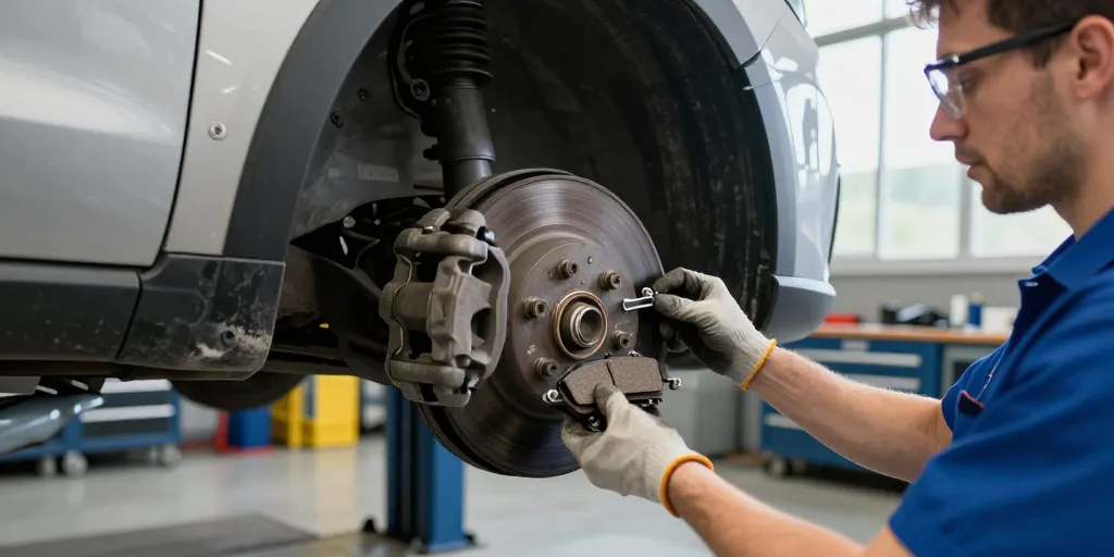 comment changer des plaquettes de frein arriere