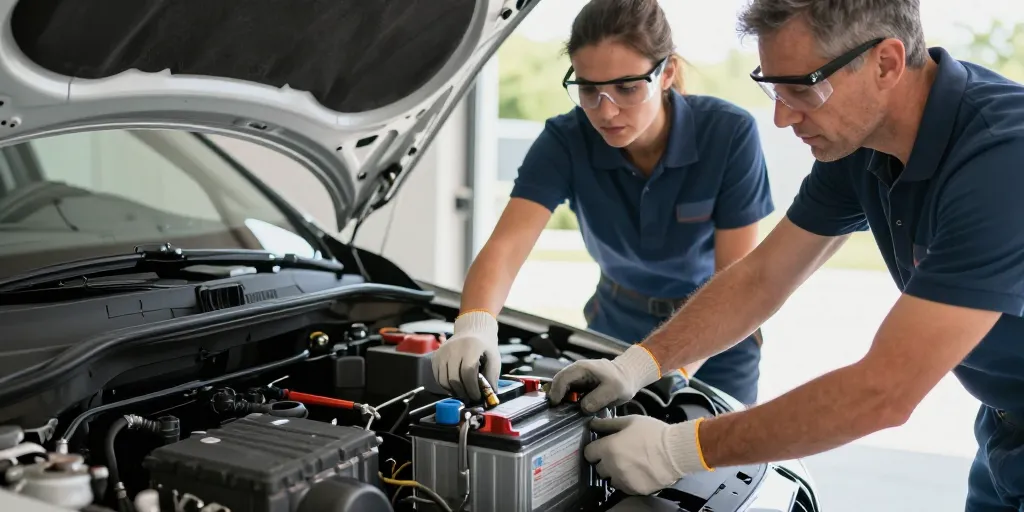 comment enlever batterie voiture