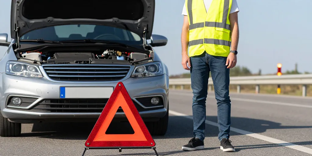je suis en panne de voiture que faire