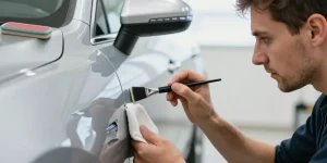 comment faire des retouches de peinture sur une voiture