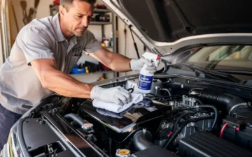 comment enlever de l'huile moteur