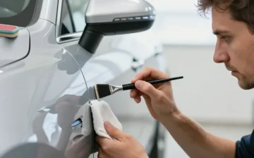 comment faire des retouches de peinture sur une voiture