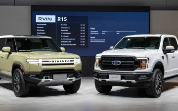 rivian r1t vs ford lightning electric trucks